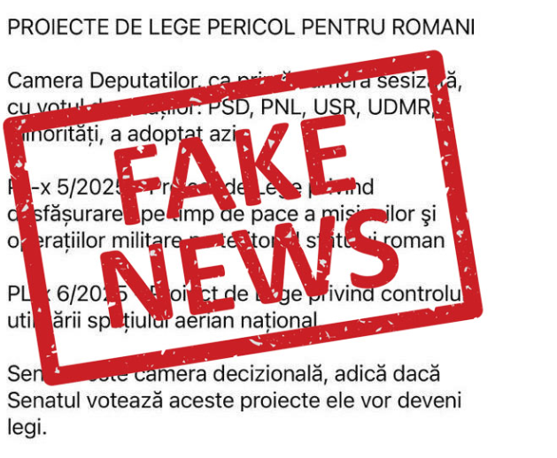 Avertismentul MApN cu privire la mesajele de dezinformare privind legea „anti-drone”. „Se încearcă inducerea panicii”|Foto: inforadar.mapn.ro