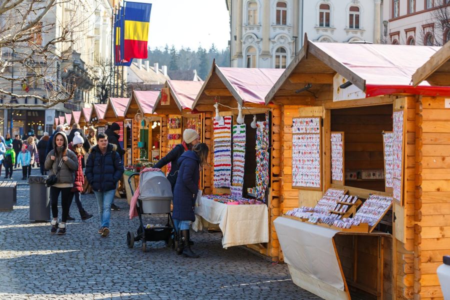 Cluj-Napoca sărbătorește primăvara prin târgurile tradiționale de Mărțișor| Foto: Emil Boc - Facebook