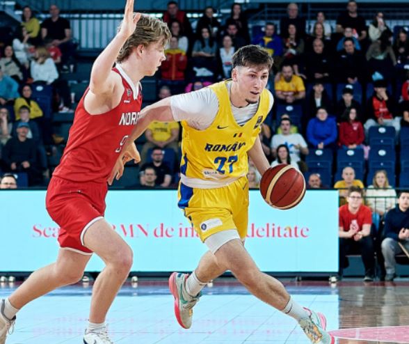 România-Norvegia, ultimul meci din prima fază a pre-calificărilor europene pentru Cupa Mondială FIBA din 2027, Grupa B, Oadea Arena|Foto: Federația Română de Baschet – frbaschet.ro