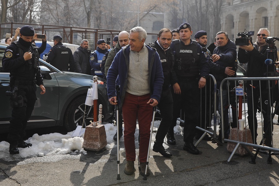 Călin Georgescu a fost ridicat în trafic și dus la Parchetul de pe lângă Înalta Curte de Casație și Justiție. |Foto: Inquam – Mălina Norocea