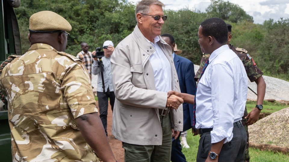 Vizita lui Klaus Iohannis în Kenya, 15 noiembrie 2023. Foto: Administrația Prezidențială