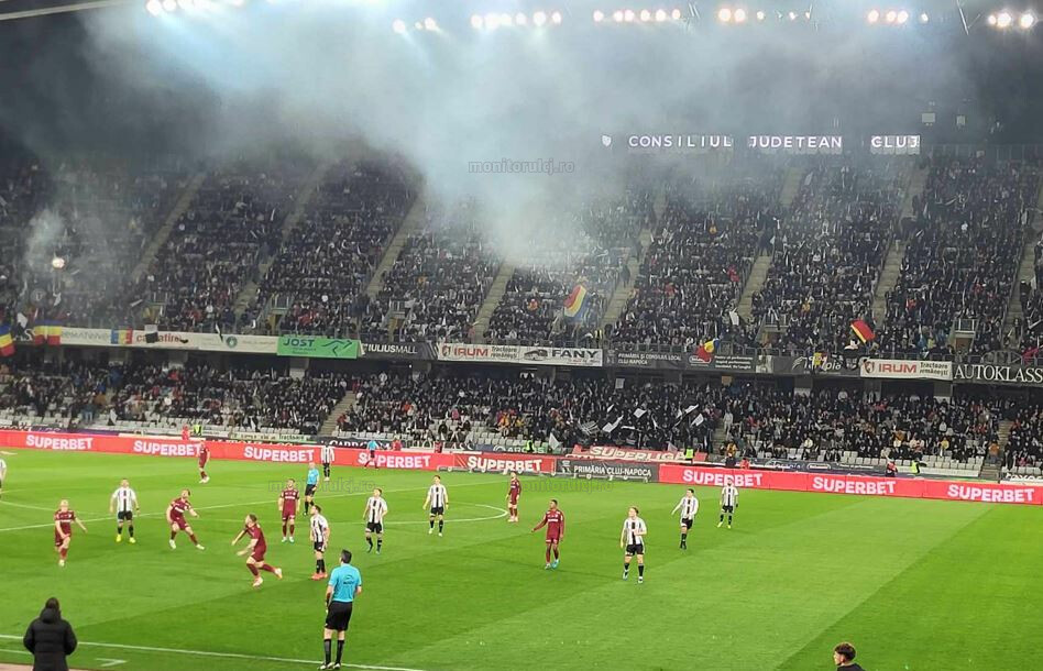 CFR - „U” Cluj, meci decisiv în Gruia, în etapa a șaptea din play-off-ul Superligii |Foto: monitorulcj.ro