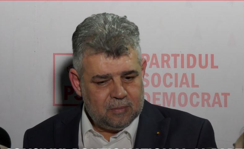 În imagine: Președintele PSD, Marcel Ciolacu, declarații de presă în urma Consiliului Politic Național al Partidului Social Democrat, 30 ianuarie 2025|Foto: psd.ro