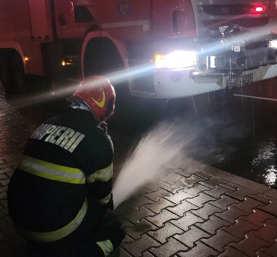 Furtuna de luni a provocat pagube în mai multe zone din Cluj | Foto: ISU Cluj