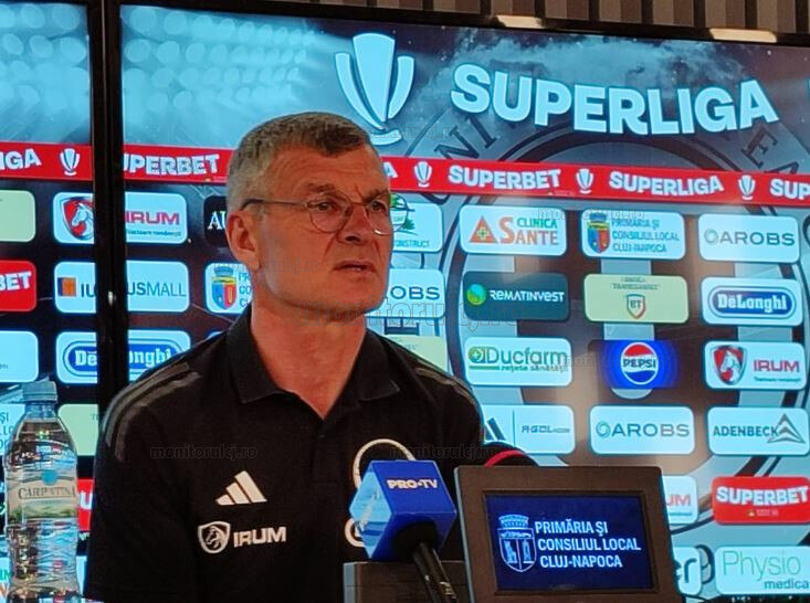 Ovidiu Sabău, antrenorul echipei „U” Cluj | Foto: Paula COPACIU - monitorulcj.ro
