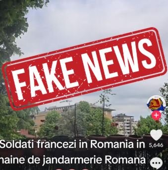 MApN denunță un fake news de pe TikTok, promovat în contextul alegerilor prezidențiale|Sursa: inforadar.mapn.ro