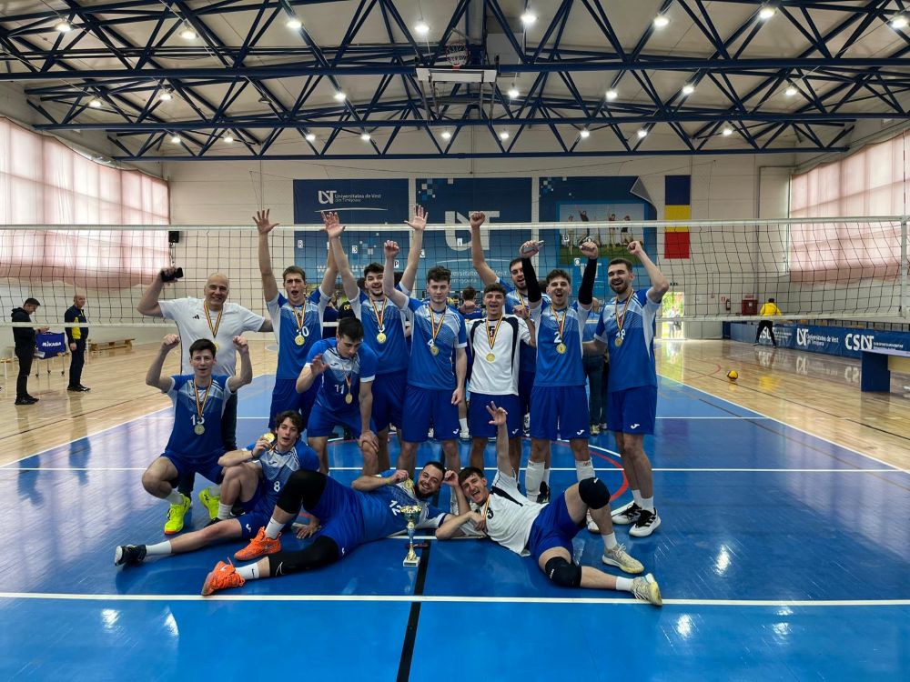 Echipa de volei a UBB, campioană națională!| Foto: UBB Cluj