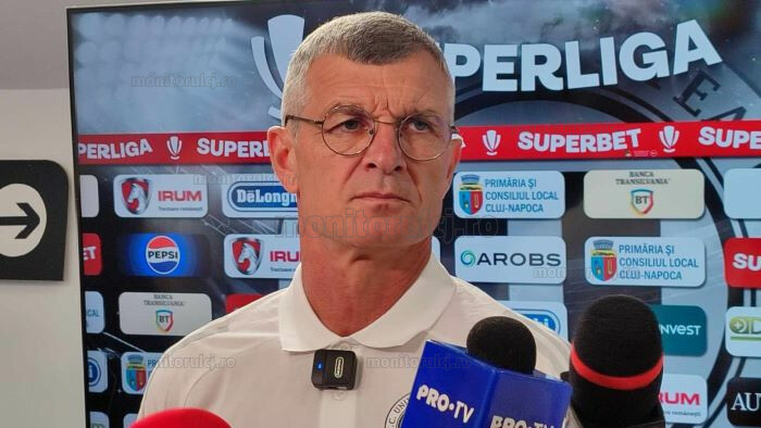 Neluțu Sabău, înaintea partidei cu Rapid: „Vrem să prindem podiumul”|Foto: monitorulcj.ro