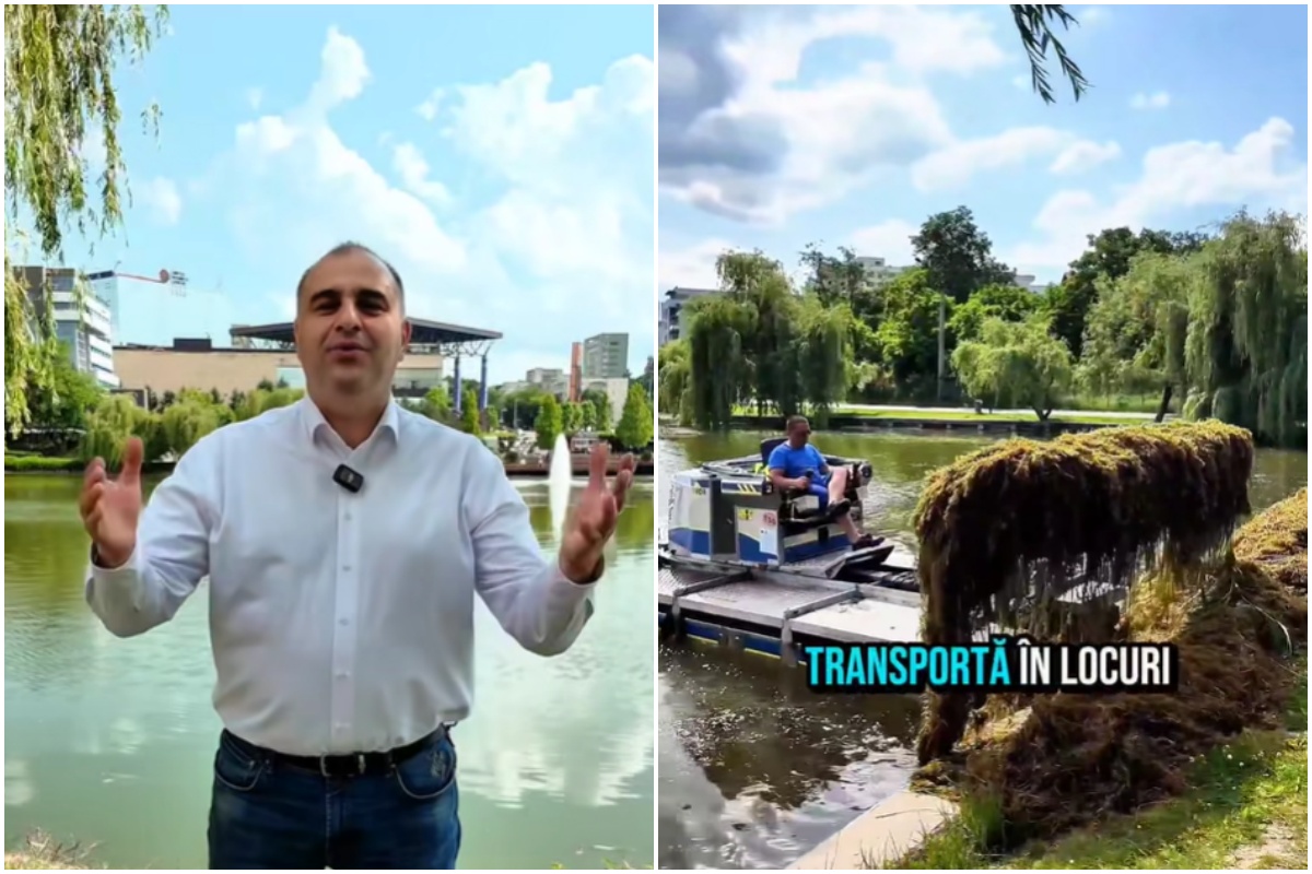 Intervenție pentru curățarea lacului Gheorgheni din Cluj-Napoca Viceprimarul Dan Tarcea: „Facem aceste lucrări pentru ca lacul să rămână un spațiu curat, plăcut și sigur”| Foto: Dan Ștefan Tarcea - Facebook