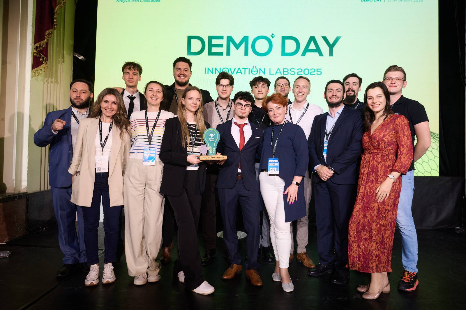 Studenții UBB Cluj au câștigat marele premiu la Demo Day în cadrul Innovation Labs 2025 | Foto: UBB Cluj