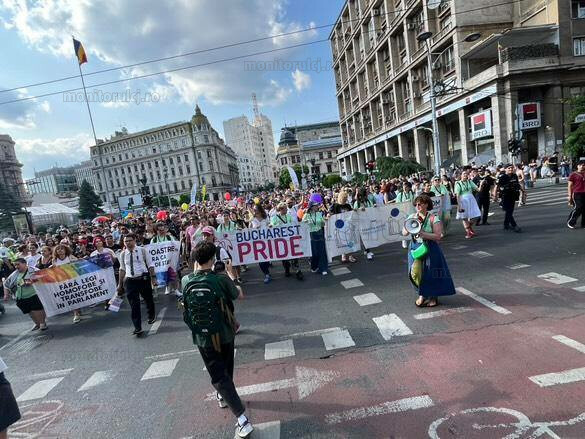 Mii de persoane au participat la Bucharest Pride 2025 | Foto: cititor monitorulcj.ro
