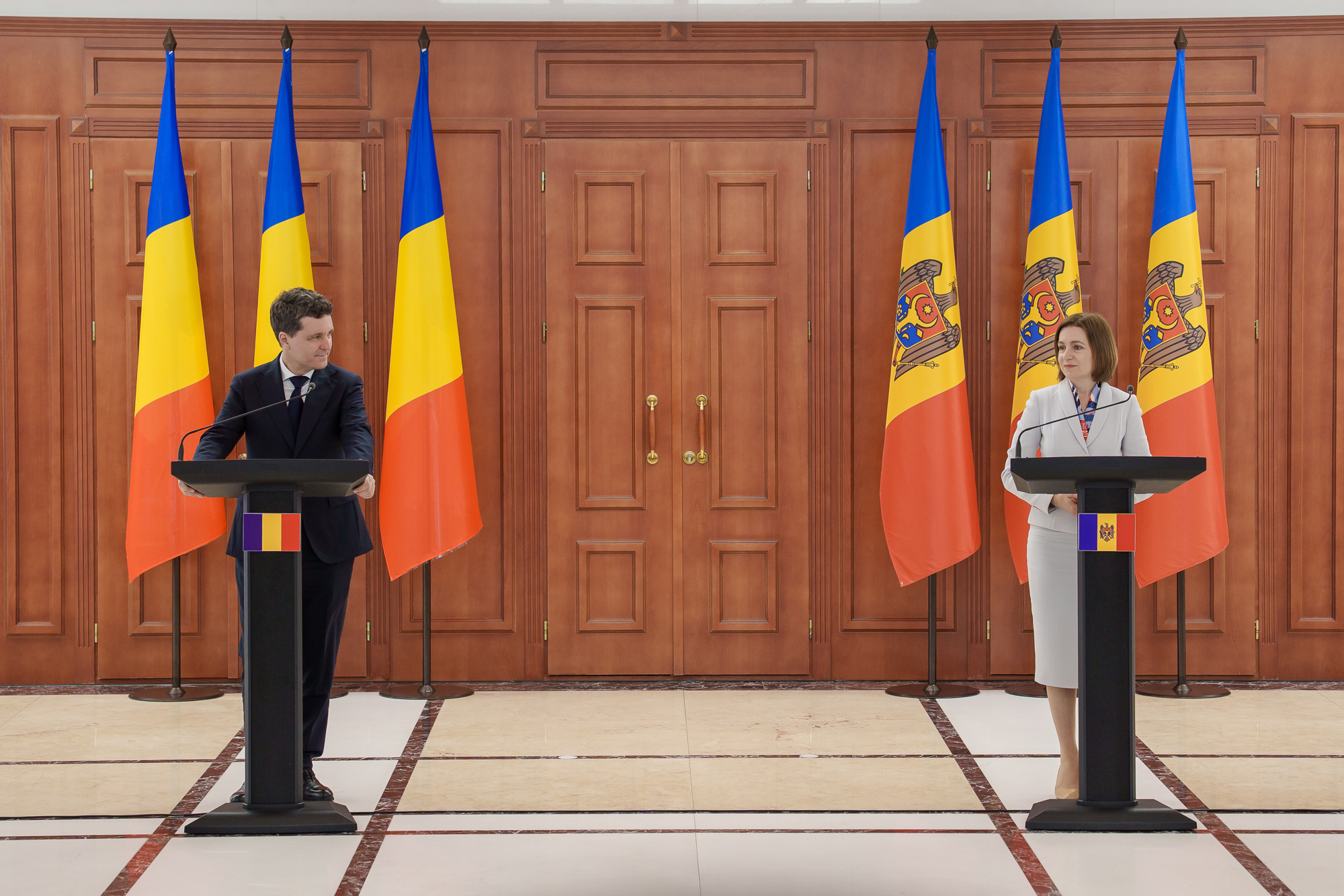 Nicușor Dan: „Proiectul cel mai important al Republicii Moldova - aderarea la UE”|Foto: Președintele Nicușor Dan, vizită oficială în Republica Moldova - presidency.ro