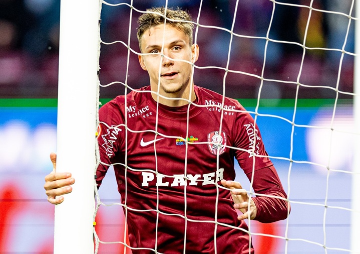 Louis Munteanu, fotbalistul ardelenilor, este al doilea cel mai scump jucător din campionatul intern|Foto: Fotbal Club CFR 1907 CLUJ- Facebook