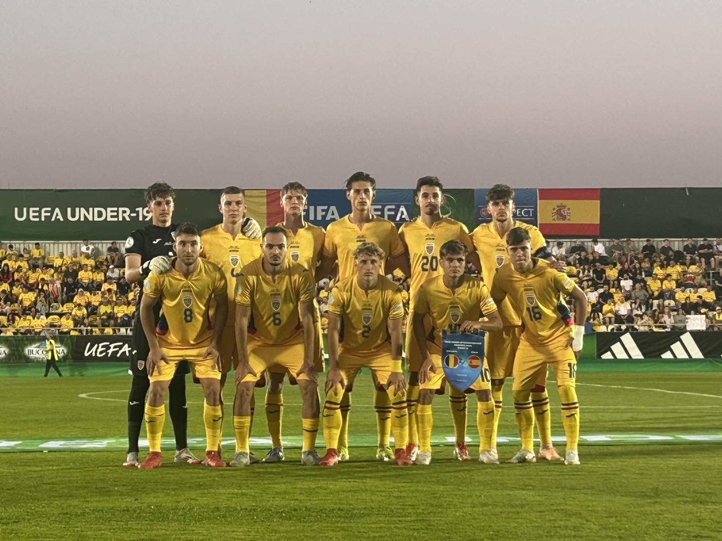 România, învinsă de Spania cu 3-1, la Campionatul European Under-19 din România| Foto: Echipa națională de fotbal a României - Facebook