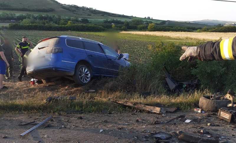 Accident grav în Viișoara | Foto: ISU Cluj