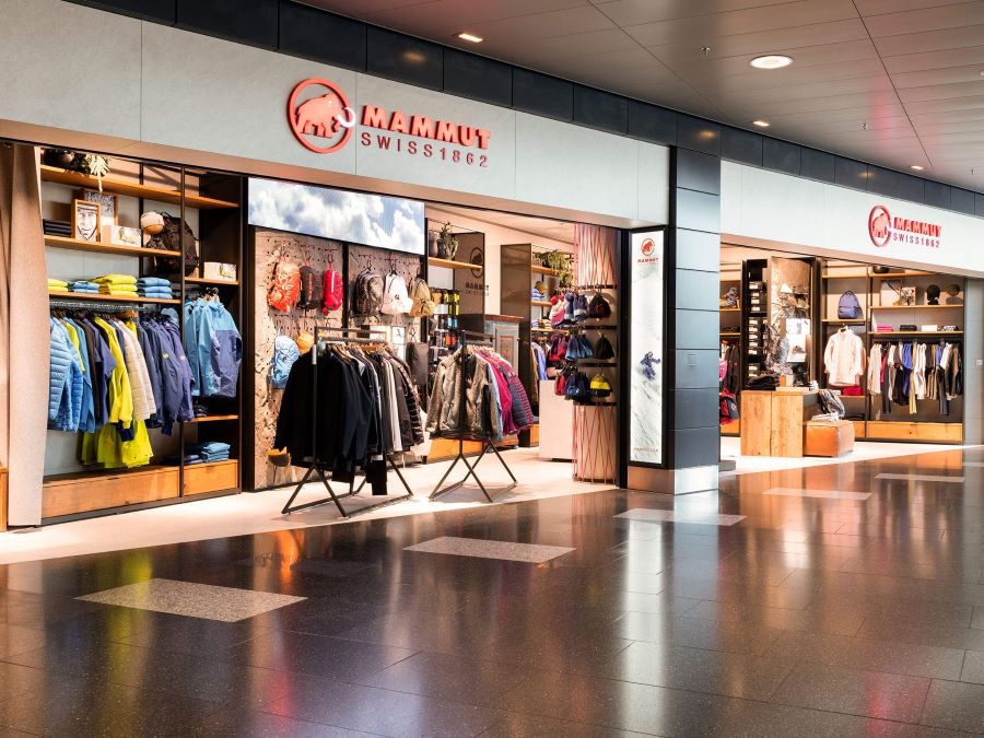 Noul brandstore Mammut va oferi clienților o gamă completă de echipamente premium, inclusiv îmbrăcăminte tehnică și încălțăminte pentru munte și alergare, precum și echipamente specializate pentru alpinism și escaladă.