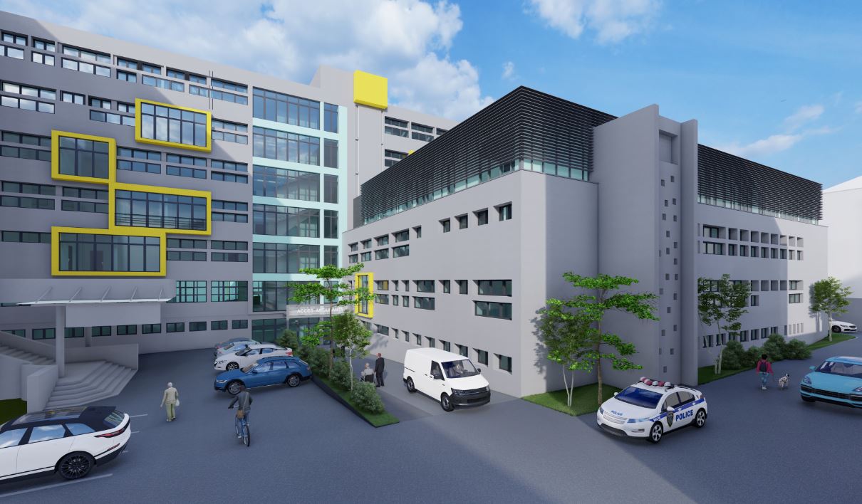 Ambulatoriul Integrat al Spitalului Clinic de Boli Infecțioase va fi extins și modernizat cu bani europeni|Foto: imagine randare proiect - Consiliul Județean Cluj