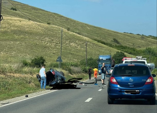 Accident grav în Apahida | Foto: Info Trafic jud. Cluj - Facebook