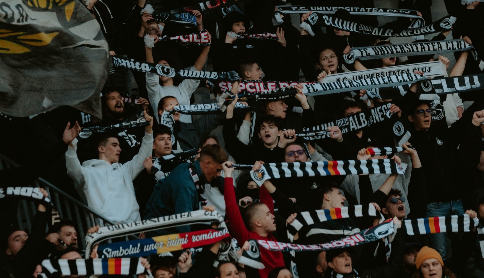 Fanii Universității Cluj | Foto: FC Universitatea Cluj Facebook