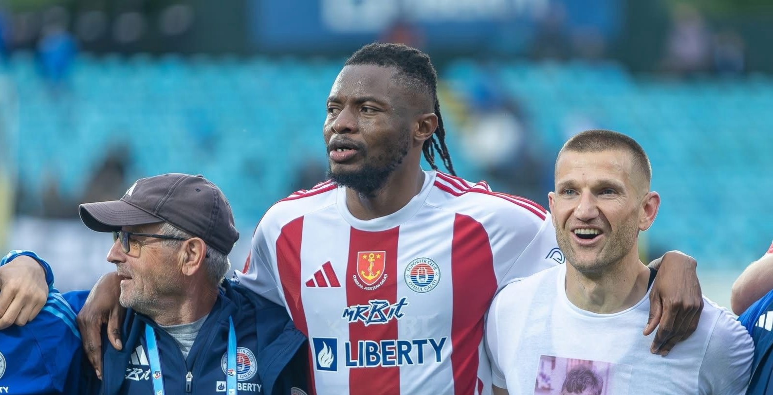 Jonathan Cisse a ajuns la Galați în urmă cu două sezoane | Foto: SC Oțelul Galați Facebook