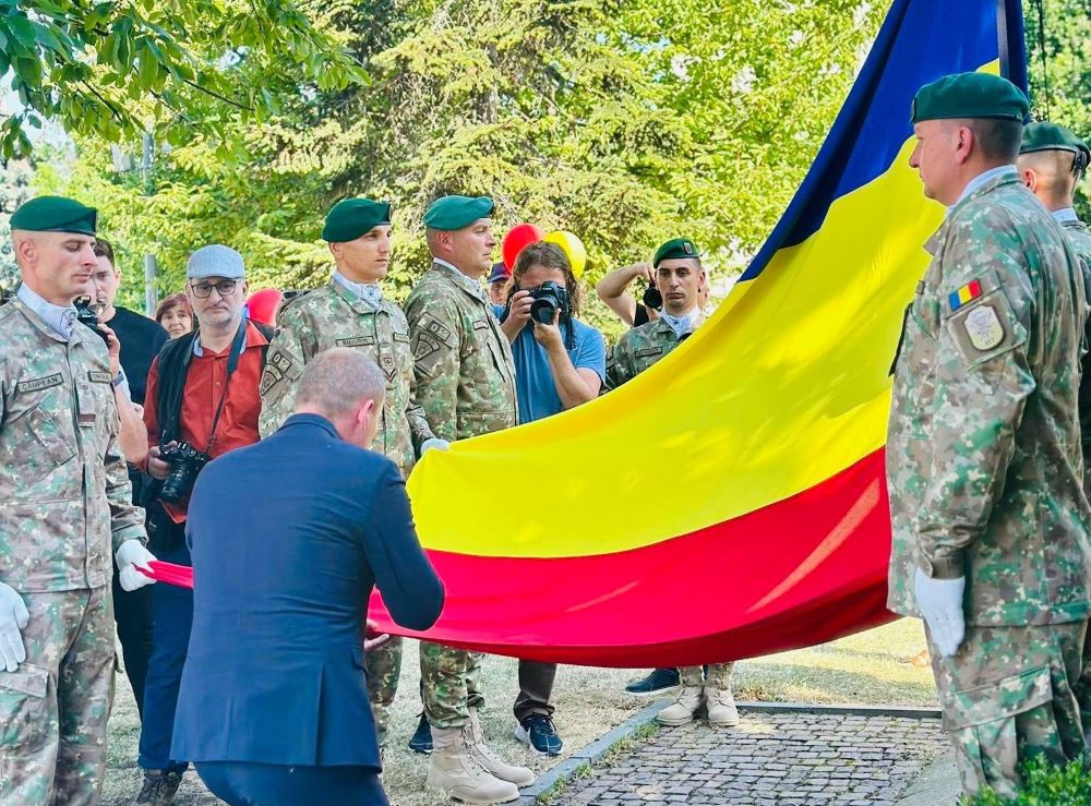 Radu Rațiu, vicepreședintele CJ Cluj, de Ziua Drapelului| Foto: Ratiu Radu - Facebook