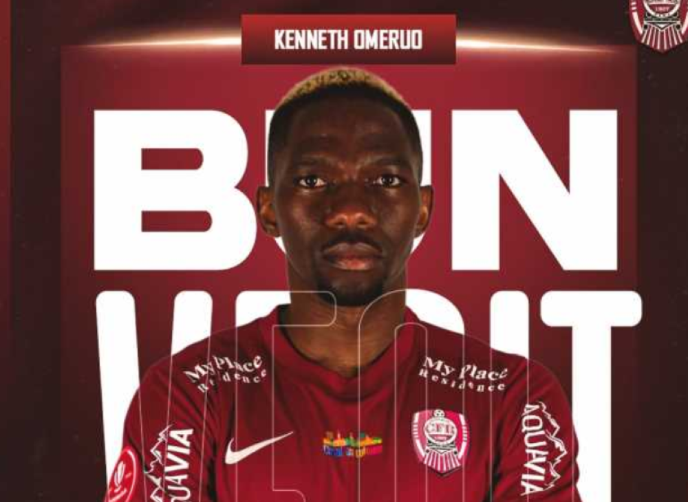 CFR Cluj și-a prezentat noua achiziție. Kenneth Omeruo vine în Gruia | Foto: Fotbal Club CFR 1907 CLUJ - Facebook