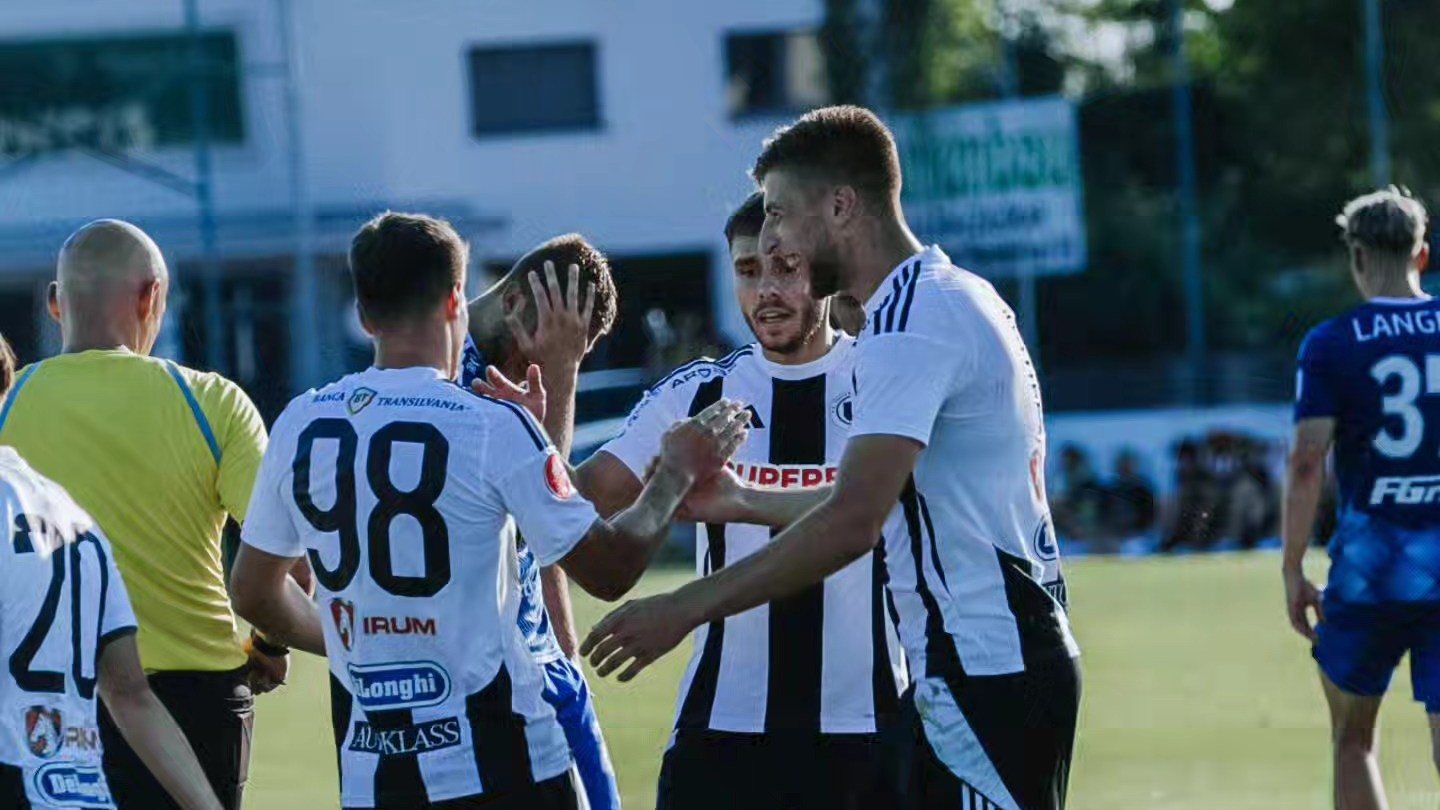 Fabry a marcat singurul gol pentru ardeleni | Foto: FC Universitatea Cluj Facebook