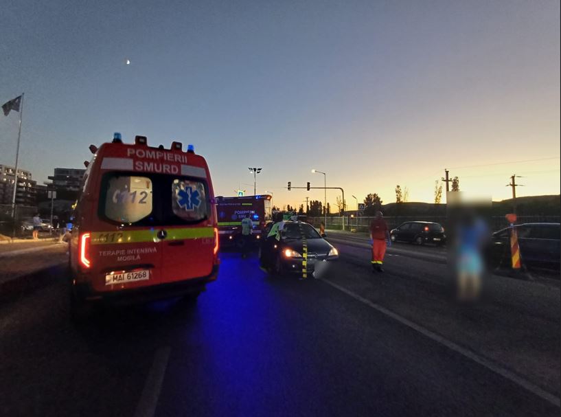 Accident rutier grav în Florești. O minoră de 12 ani a fost lovită pe trecerea de pietoni și a ajuns în stare critică la spital.|Foto: ISU Cluj