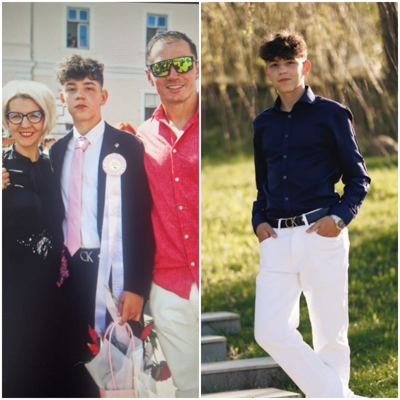 Clujul are cu cine să se mândrească. Vlad‑Ștefan Manciu, elevul cu media 10 la Evaluarea Națională 2025 | Foto: arhivă personală mama elevului