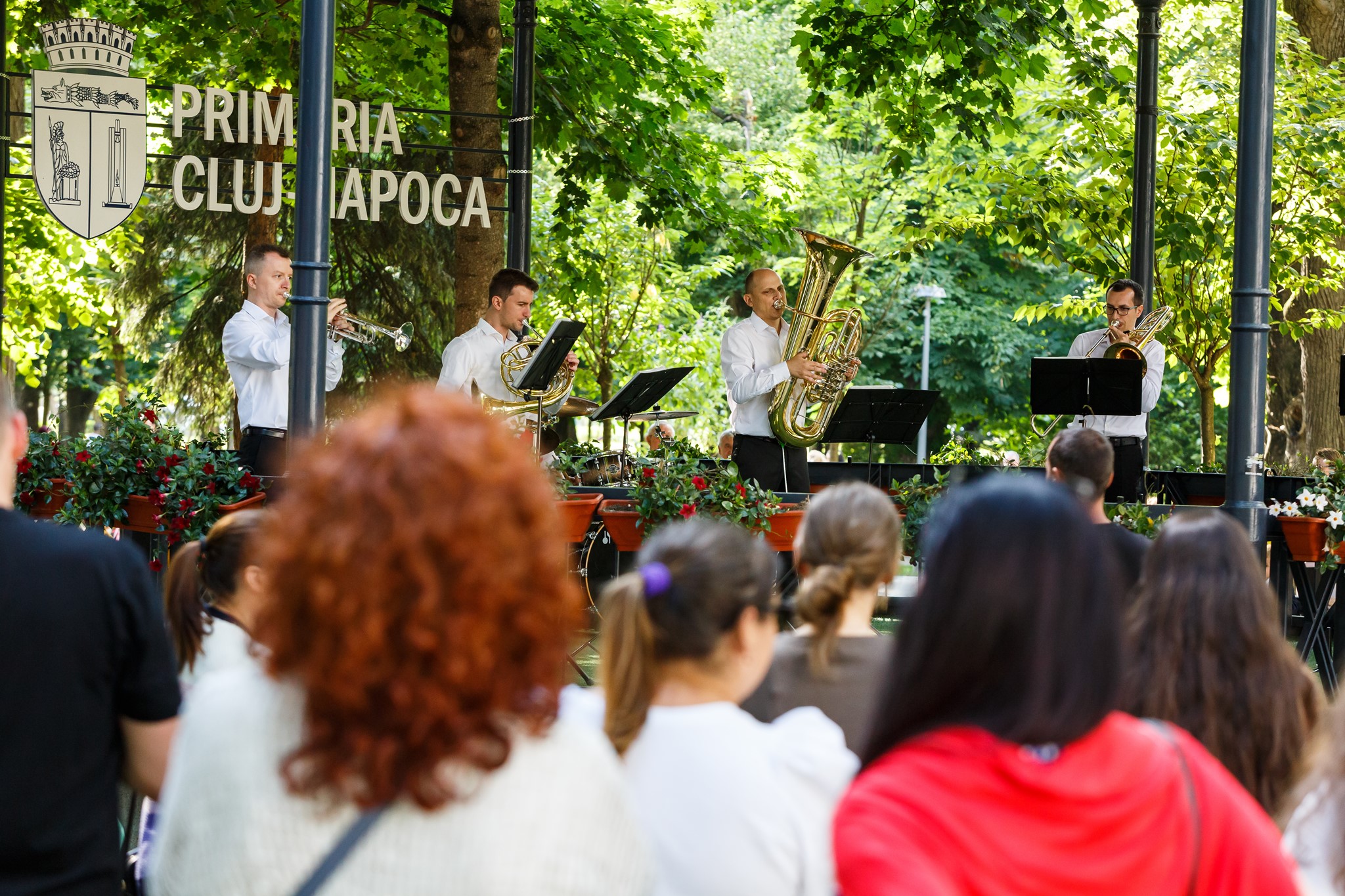 Concerte de fanfară în Parcul Central „Simion Bărnuțiu”. Muzică și relaxare în fiecare duminică | Foto: Primăria Cluj-Napoca - Facebook