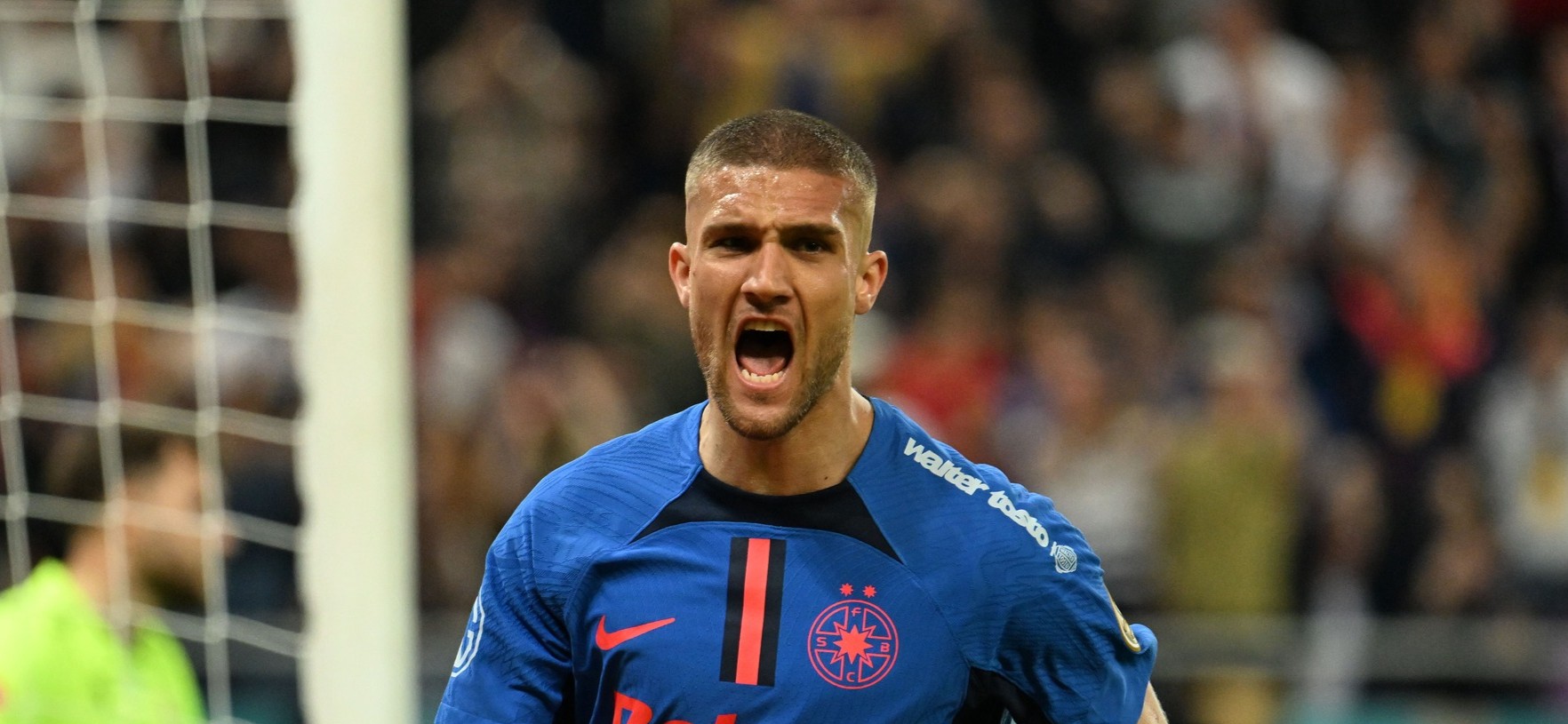 Daniel Bîrligea a fost transferat pentru 2,2 milioane de euro de la CFR Cluj | Foto: FCSB Facebook
