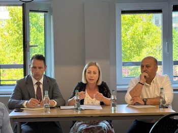 Maria Forna a participat la ședința AsociațieComunelor din județ, alături de subprefecții și primarii din comunele clujene | Foto: Maria Forna- Facebook