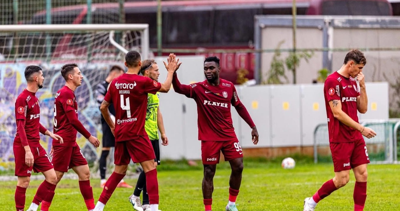 Peter Michael a marcat doar 3 goluri la CFR | Foto: CFR 1907 Cluj Facebook