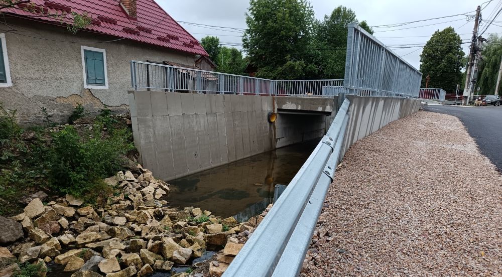 A fost finalizat noul pod din Mănăstireni | Foto: Consiliul Județean Cluj