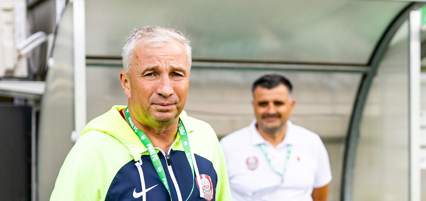 Dan Petrescu a revenit pe banca CFR-ului în mai 2024 | Foto: CFR 1907 Cluj Facebook