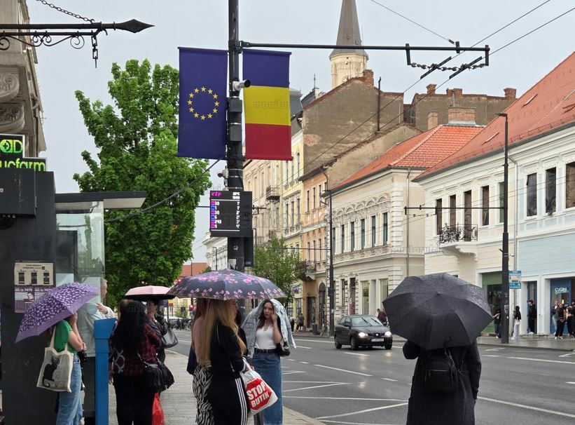 Cod galben de vijelii și grindină în județul Cluj | Foto: monitorulcj.ro
