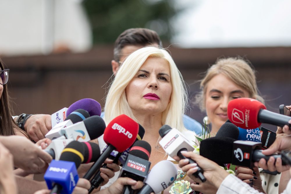 Fostul ministru al Turismului, Elena Udrea, a fost liberată condiționat, joi, din Penitenciarul Târgșor, prilej cu care a declarat că nu intenționează să mai intre în politică | Foto: Inquam Photos / Ovidiu Micsik