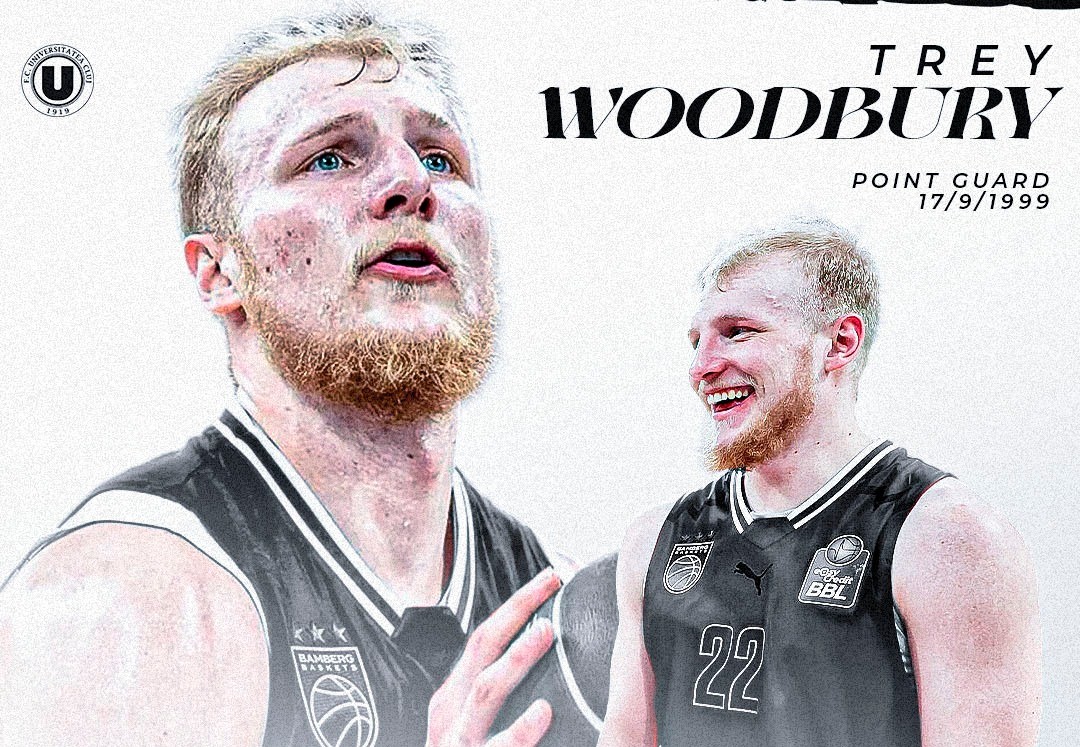Din EuroCup, direct în inima Ardealului. Trey Woodbury e noul jucător U-BT | Foto: U-BT Cluj-Napoca - Facebook