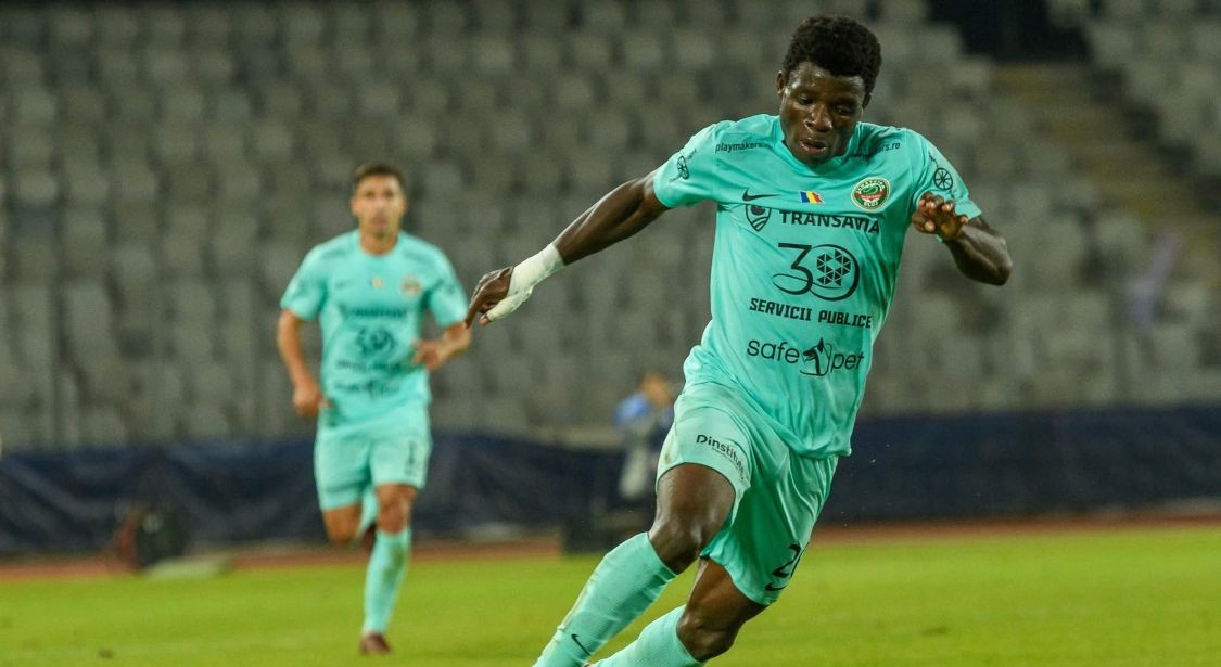 Joseph Aidoo a ajuns la Sănătatea la începutul anului trecut | Foto: CS Sănătatea Servicii Publice Cluj-Napoca Facebook