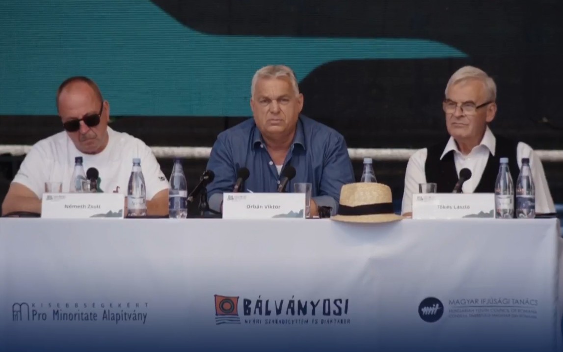 Viktor Orbán, la discursul tradițional de la Băile Tușnad: „Pot doar să vă spun că m-am întâlnit cu un politician serios, m-am întâlnit cu un orădean”| Foto: Orbán Viktor - Facebook