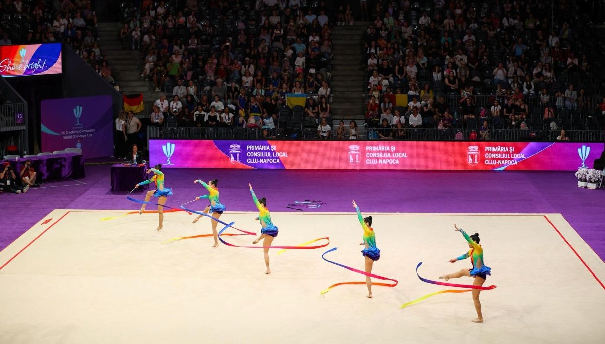 Cluj-Napoca a găzduit a VI-a ediție a Cupei Mondiale de Gimnastică Ritmică | Foto: Emil Boc Facebook