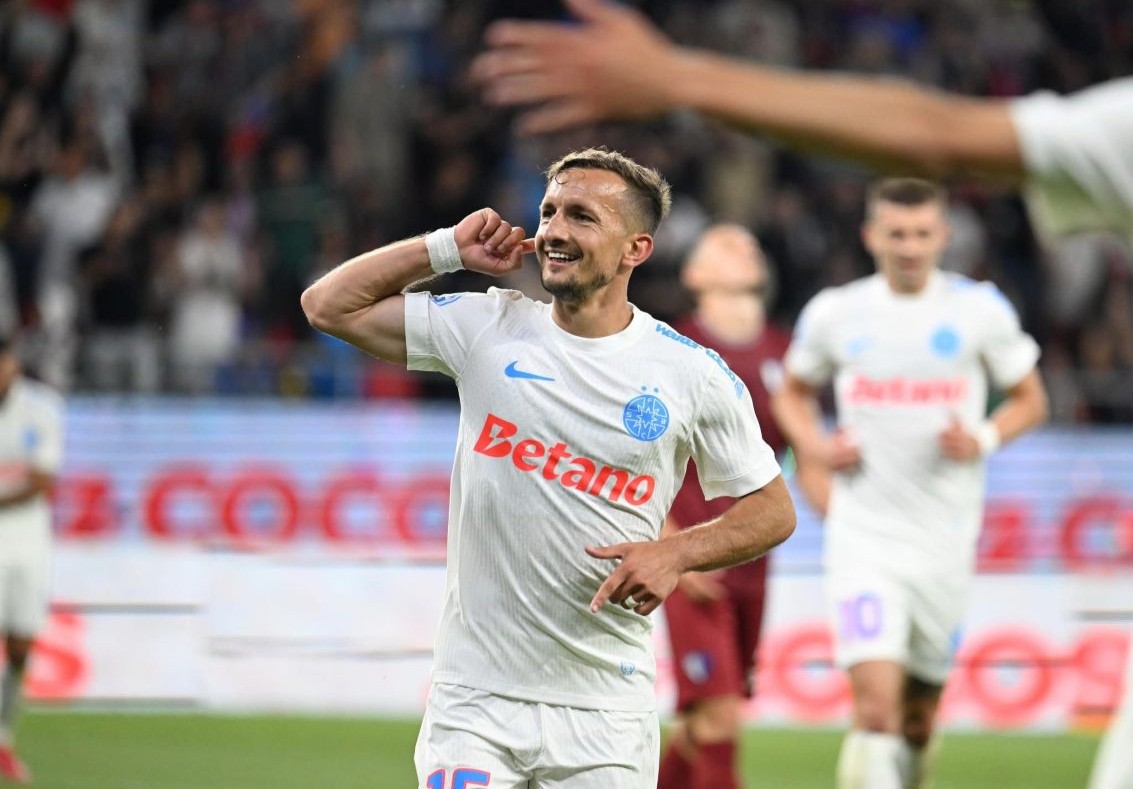Marius Ștefănescu a fost cumpărat de la Sepsi pentru 1,3 milioane de euro | Foto: FCSB Facebook