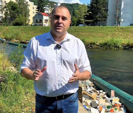 Dan Tarcea, viceprimarul Clujului, apel pentru păstrarea Someșului curat|Foto: Dan Ștefan Tarcea - Facebook