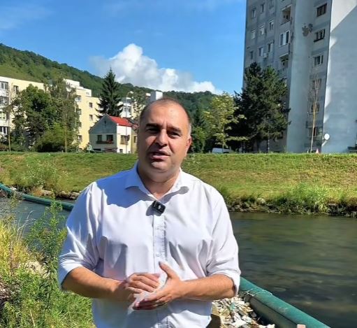 Dan Tarcea, viceprimarul Clujului, apel pentru păstrarea Someșului curat|Foto: Dan Ștefan Tarcea - Facebook