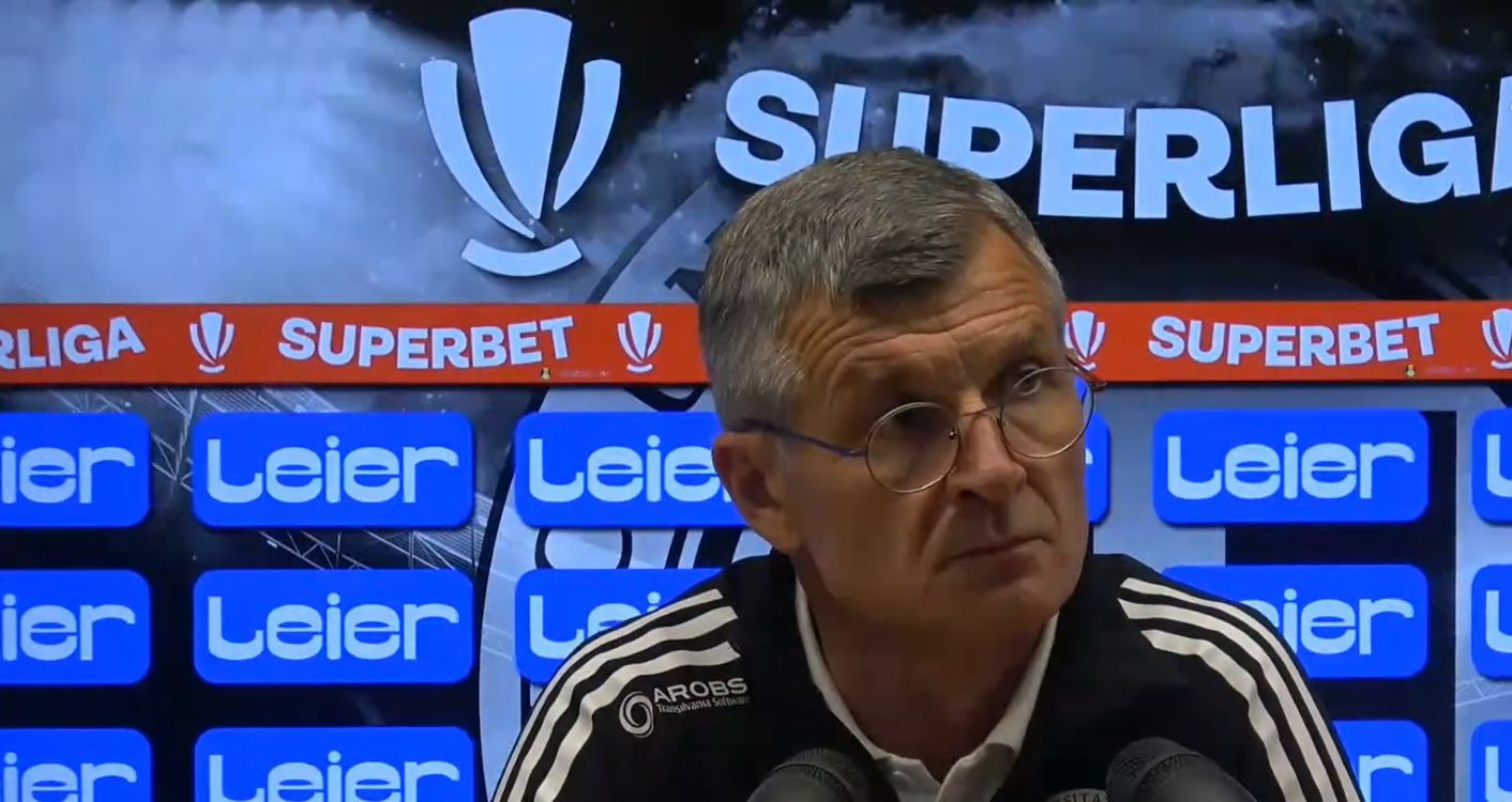 Ioan Ovidiu Sabău, tehnicianul Universității Cluj | Foto: captură YouTube FC Universitatea Cluj
