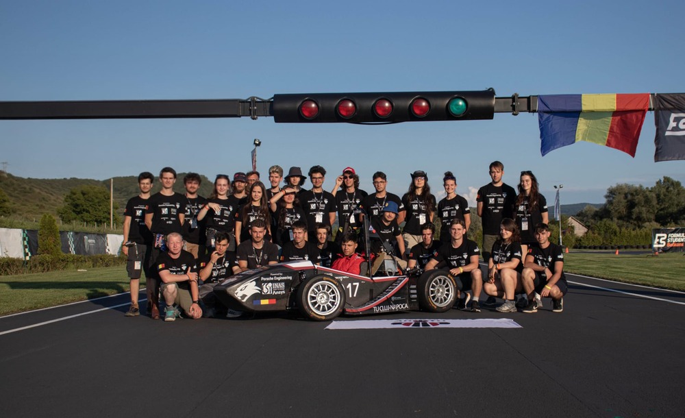 Echipa ART TU a UTCN a obțunut locul II la competiția Formula Student Balkans | Foto: Universitatea Tehnică din Cluj-Napoca