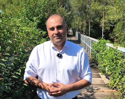 Un nou pod pentru conectarea cartierelor Iris și Bulgaria, din bani europeni. Viceprimarul Dan Tarcea: „Va eficientiza mobilitatea urbană”|Foto: Dan Ștefan Tarcea - Facebook