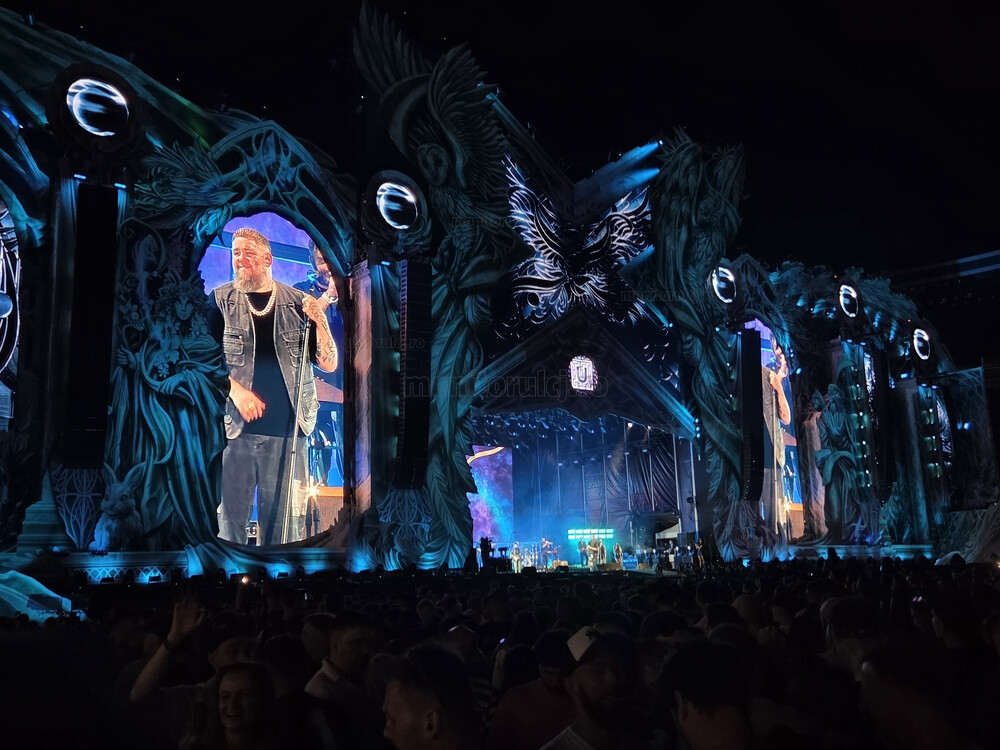 Rag'n'Bone Man pe scena principală a festivalului UNTOLD | Foto: Eliza Lucaciu, monitorulcj.ro