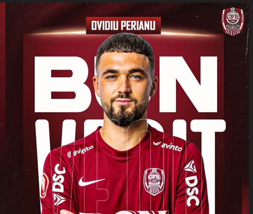 Ovidiu Perianu a semnat pentru CFR Cluj |Foto: Fotbal Club CFR 1907 CLUJ -  Facebook