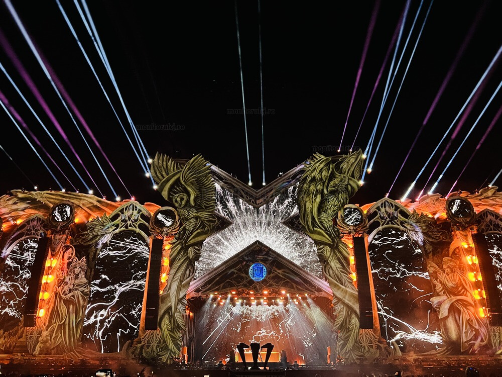 Main stage-ul UNTOLD X s-a transformat în timpul show-ului ANYMA | Foto: Sergiu Tămaș, monitorulcj.ro